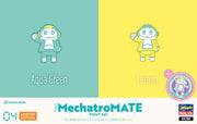 Mechatro Small Mechatromate No.04 Patch Set 'Aqua Green & Lemon'