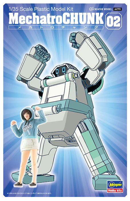 Mechatrochunk No.02 "Grayish Mint" + Support Girl 1/35