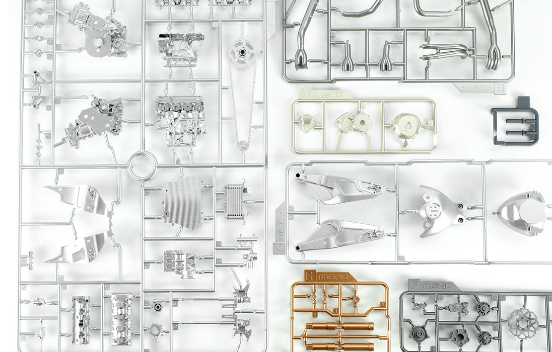 Meng BMW HP4 Race Motorcycle (Pre-Colored Edition) 1/9