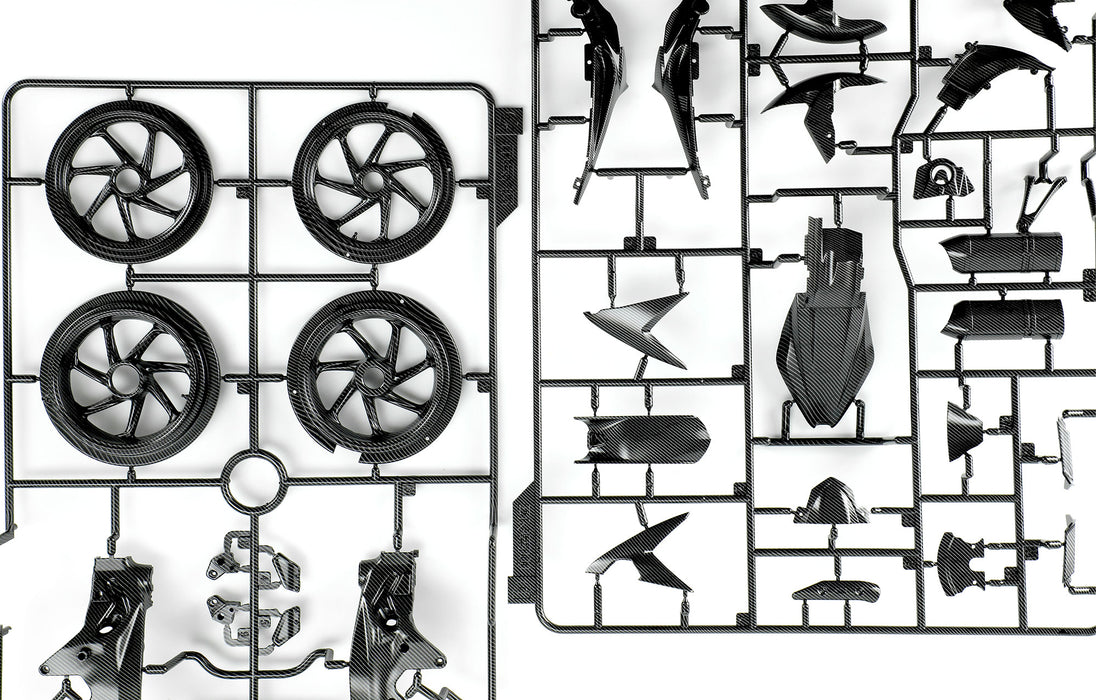 Meng BMW HP4 Race Motorcycle (Pre-Colored Edition) 1/9