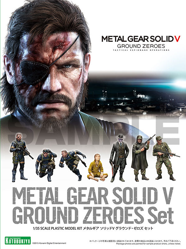 Metal Gear Solid V - Metal Gear Solid Ground Zero Set Model Kit 1/35