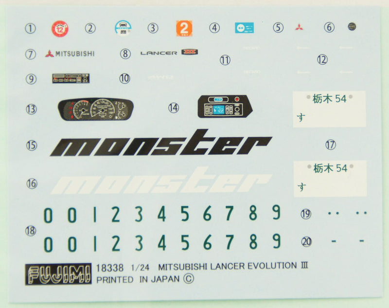 Mitsubishi Lancer Evolution III GSR 1/24