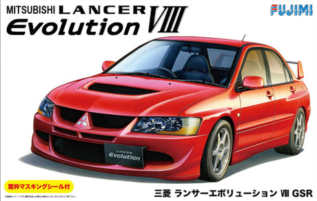 Mitsubishi Lancer Evolution VIII GSR with Window Frame Masking 1/24