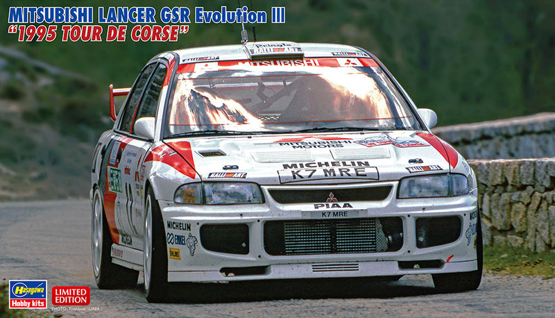 Mitsubishi Lancer GSR Evolution III "1995 Tour De Corse" 1/24