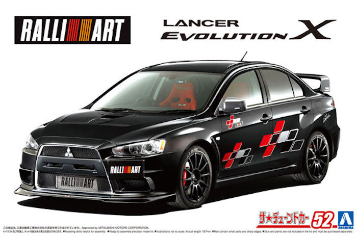 Mitsubishi Ralliart CZ4A Lancer Evolution X '07 1/24 — Panda Hobby
