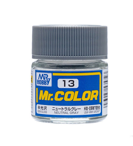 Mr. Color 13 - Neutral Gray (Semi-Gloss/Aircraft) C13