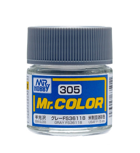 Mr. Color 305 - Gray FS36118 (Semi-Gloss/Aircraft) C305