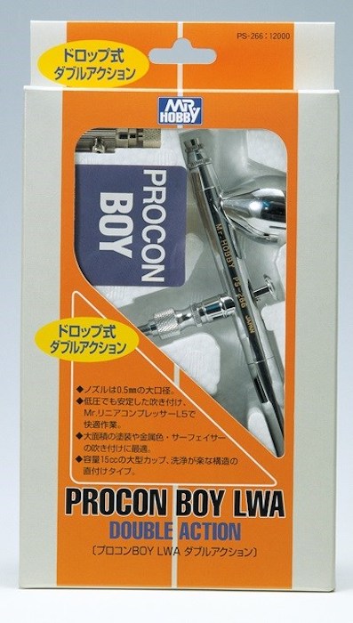 Mr. Procon Boy LWA - (0.5 mm) Double Action Type w/ Hose Cock Set PS266