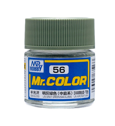 Mr Color 56 - LJN Gray Green (Semi-Gloss/Tank) C56