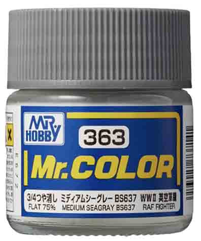 Mr Color C363 Medium Seagray BS637 [RAF standard color / WWII mid-late]