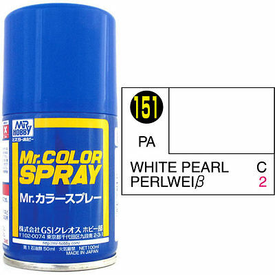 Mr Color Spray - S151 White Pearl (Gloss/Primary)