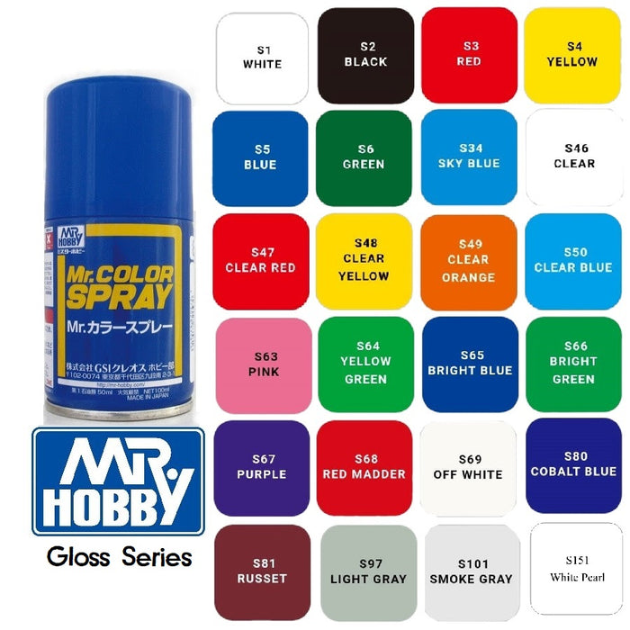 Mr Color Spray - S97 Light Gray (Gloss/Train)