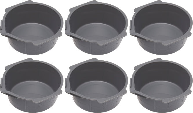 Mr Paint Cup Gray (6pc) GT-115G