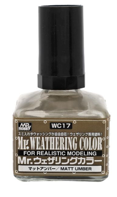 Mr Weathering Color WC17 - Filter Liquid Matt Amber