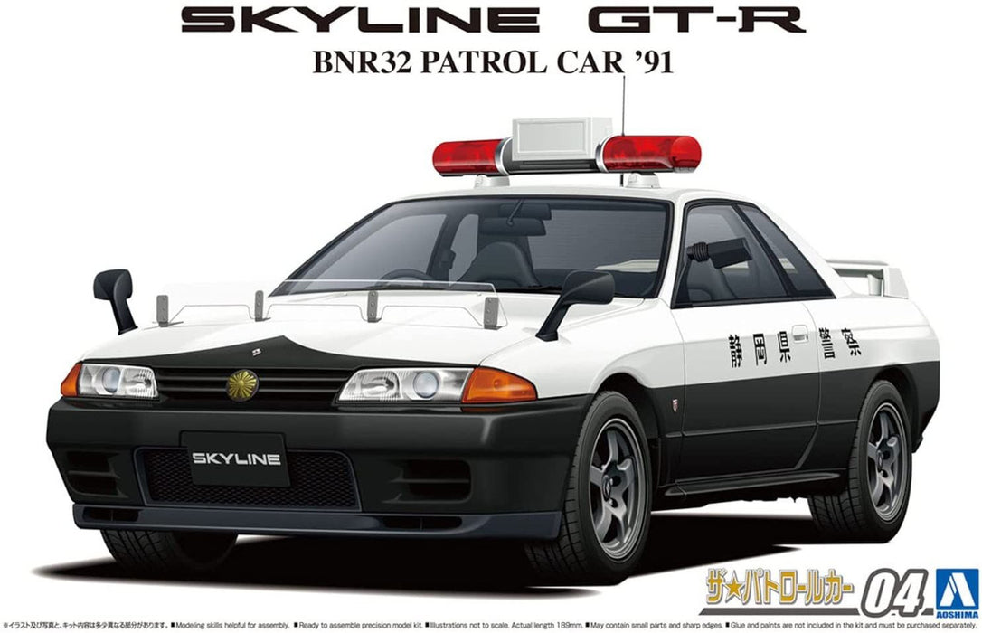 Nissan BNR32 Skyline GT-R Patrol Car '91 1/24