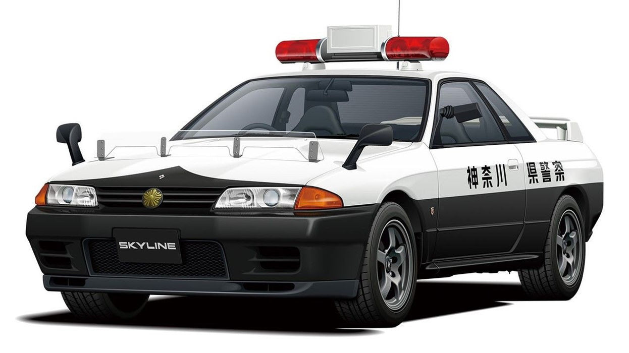 Nissan BNR32 Skyline GT-R Patrol Car '91 1/24