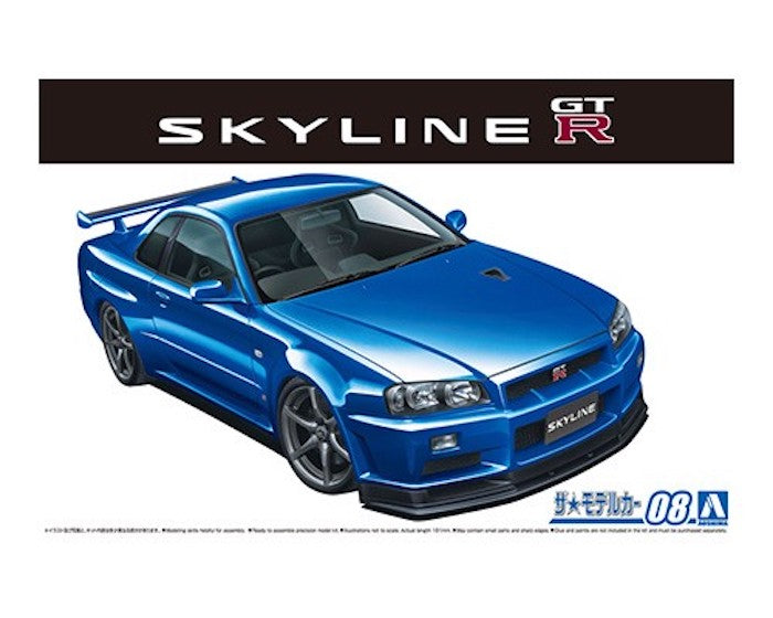 Nissan BNR34 Skyline GT-R V-spec '02 1/24