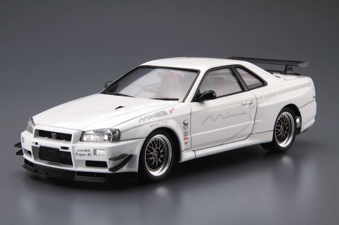 Nissan Mine's BNR34 Skyline GT-R '02 1/24