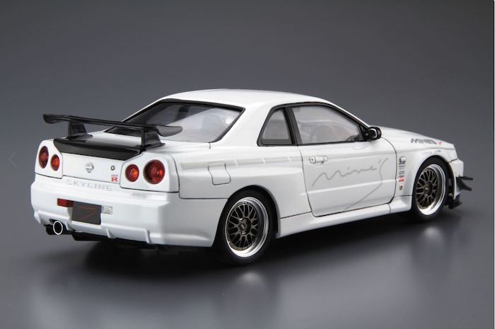 Nissan Mine's BNR34 Skyline GT-R '02 1/24