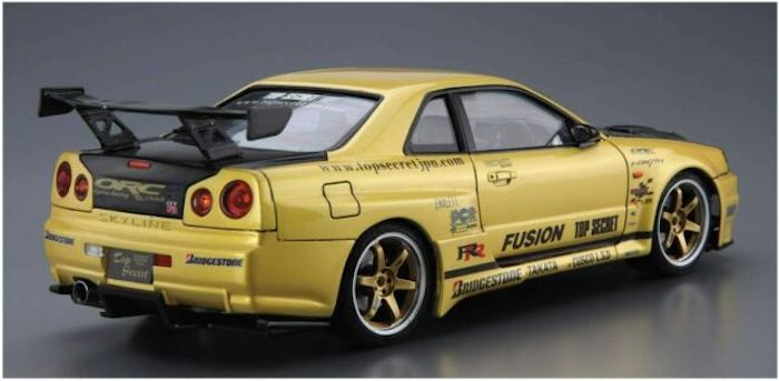 Nissan TOPSECRET BNR34 Skyline GT-R '02 1/24