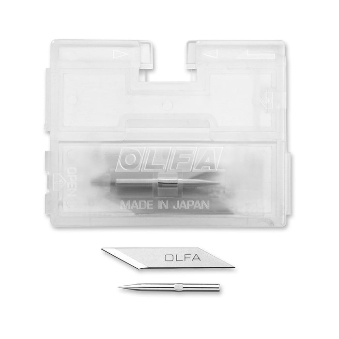 Olfa KB-5/30B AK-5 Multi-Purpose Art Blades, Pack Of 30 and 1 Needle