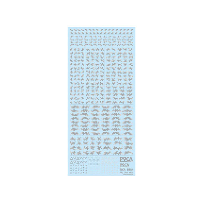 P9CA-CGR Pixel Camouflage Decal 2 Cool Gray (1 Sheet)