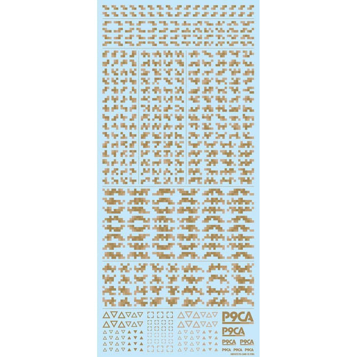 [Clearance] P9CA-EAR Pixel Camouflage Decal 2 Earth (1sheet)
