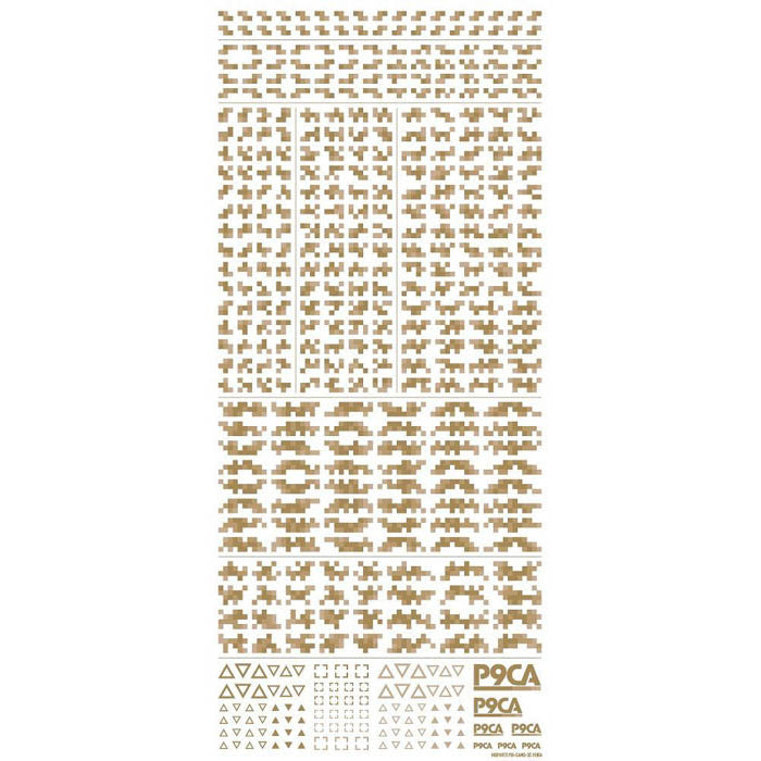 [Clearance] P9CA-EAR Pixel Camouflage Decal 2 Earth (1sheet)