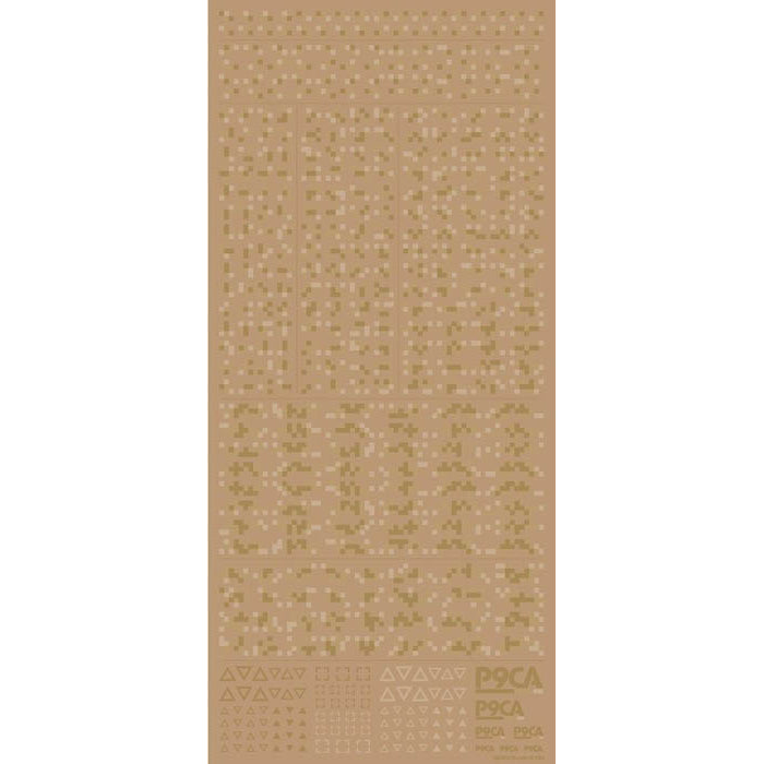 [Clearance] P9CA-EAR Pixel Camouflage Decal 2 Earth (1sheet)