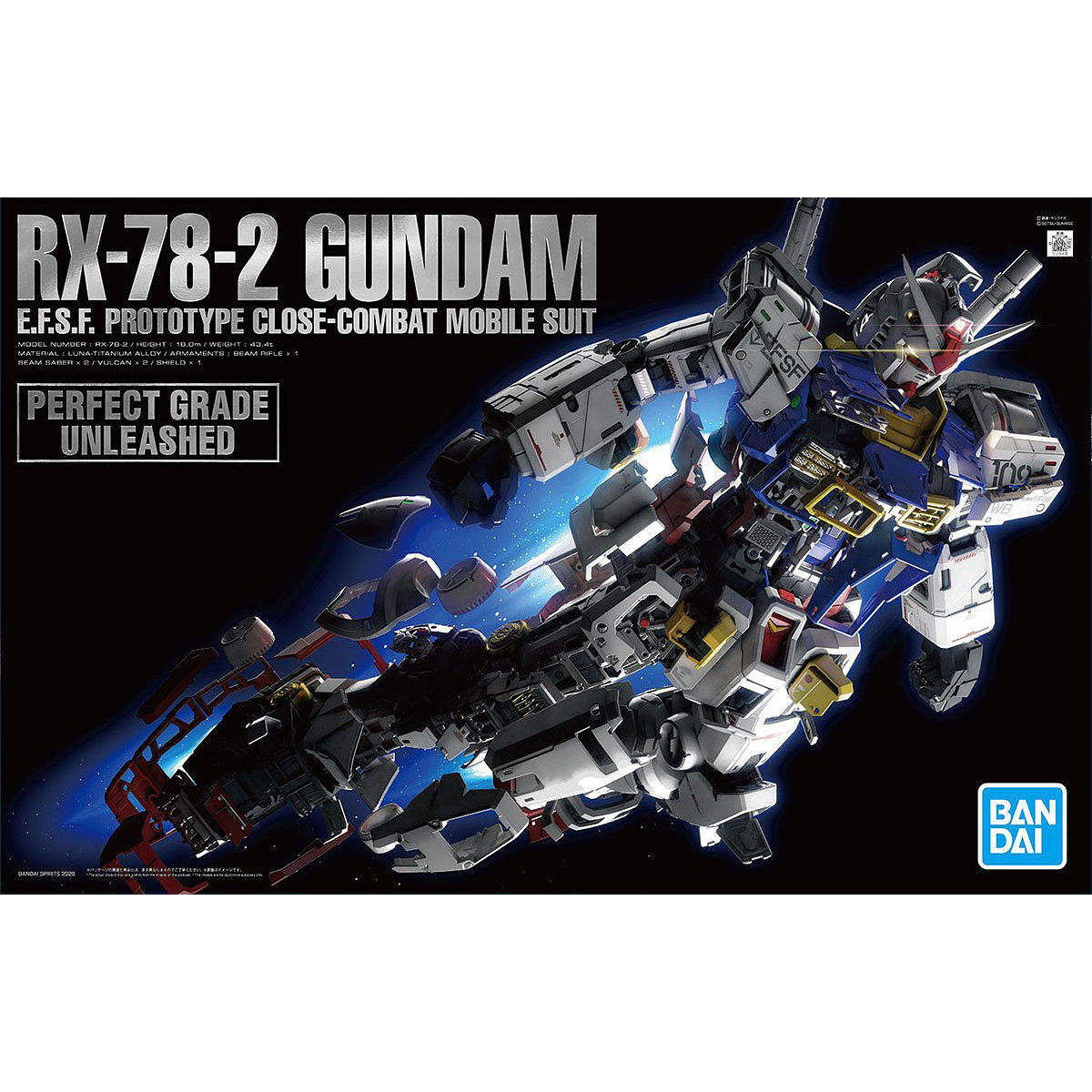 PG Unleashed RX-78-2 Gundam 1/60 — Panda Hobby