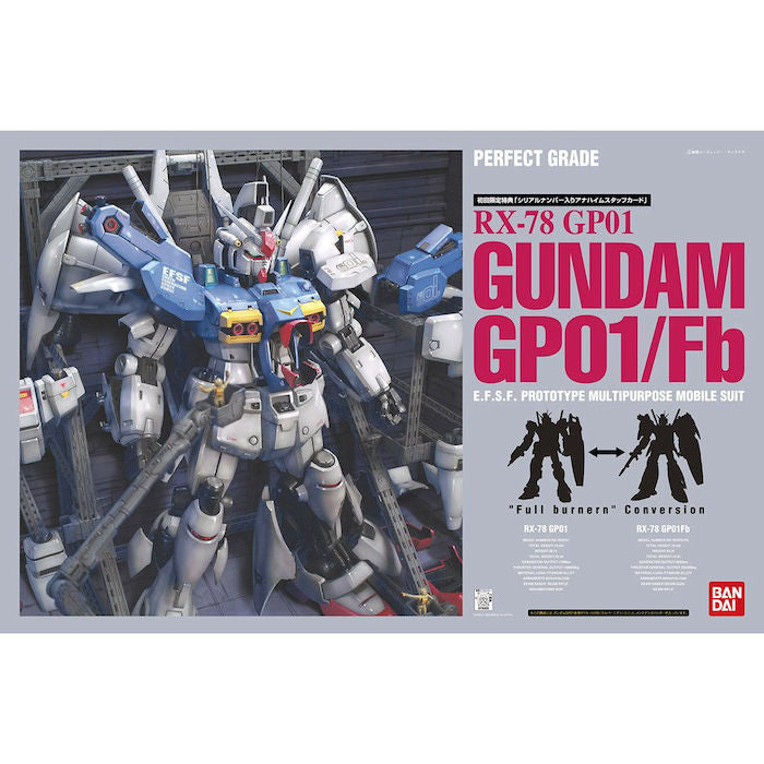 PG RX-78 Gundam GP-01/Fb Zephyranthes 1/60 — Panda Hobby