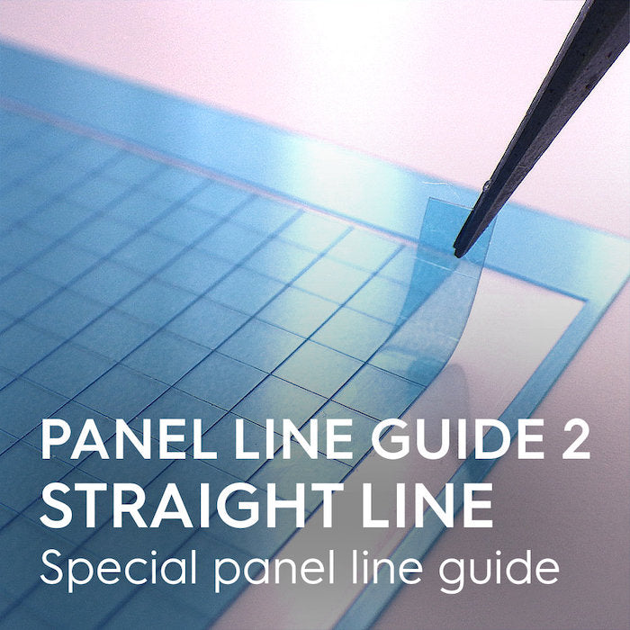 Line Guide Board Panel Line Guide Ver.2 Straight Line (2 Sizes) — Panda Hobby