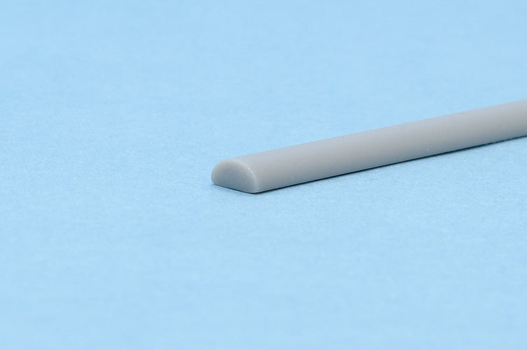 Half Circle 3.0mm (Gray) Stick Plastic Materials 6pcs