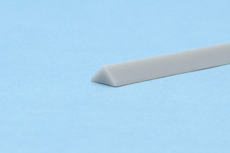 Plastic Materials (Gray) Triangle Stick 4.0mm 4pcs