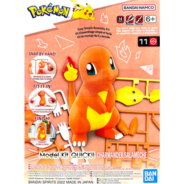 Pokemon Model Kit Quick!! 11 Charmander