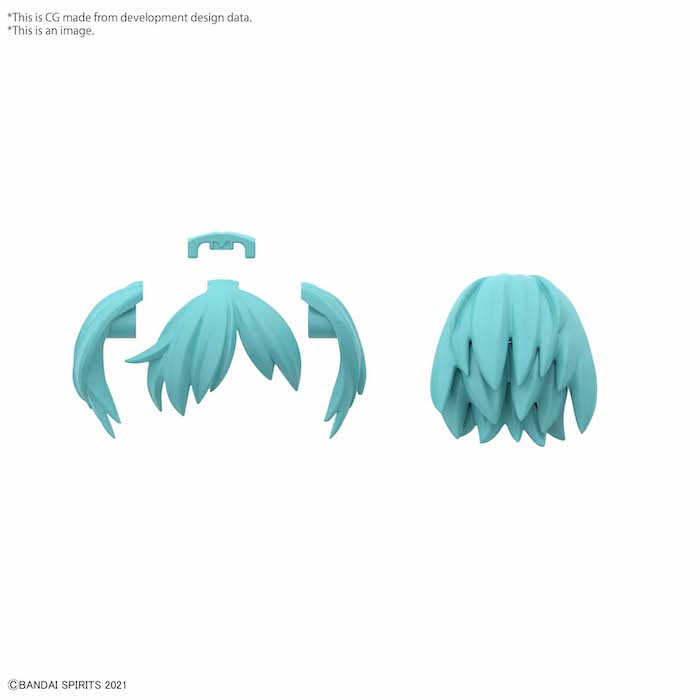 30MS Option Hair Style Parts Vol.5 All 4 Types 1/144