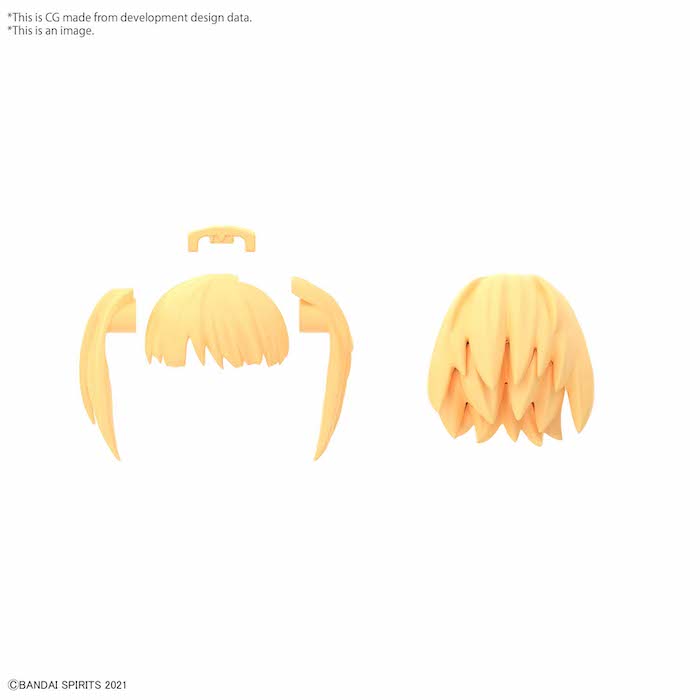 30MS Option Hair Style Parts Vol.5 All 4 Types 1/144
