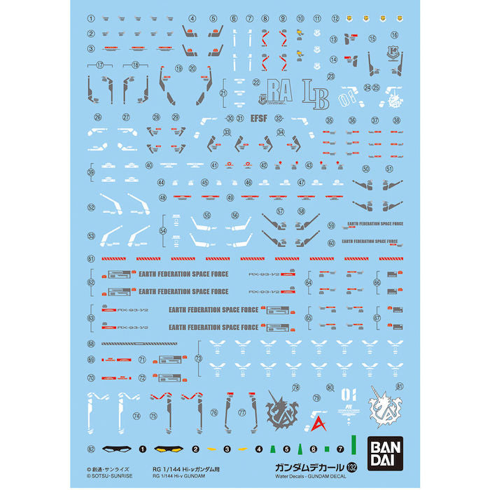 Gundam Decal 132 RG Hi-Nu Gundam 1/144