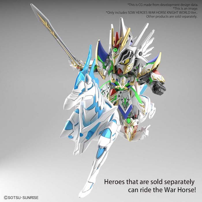 [Pre-Order][ETA May 2022] SDW Heroes War Horse Knight World Ver.