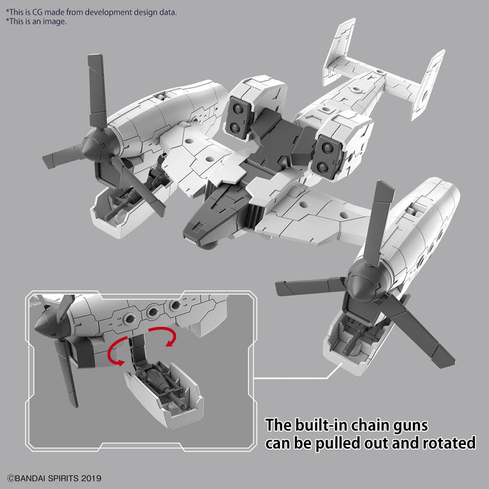 30MM EV-14 Extended Armament Vehicle (Tilt Rotor Ver.) 1/144