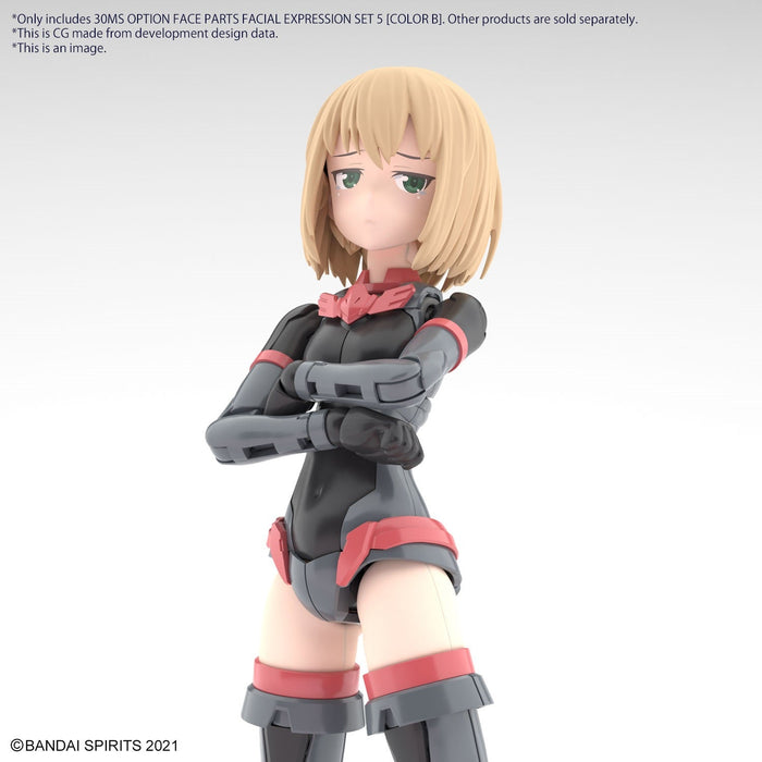 30MS Option Face Parts Facial Expression Set 5 [Color B] 1/144