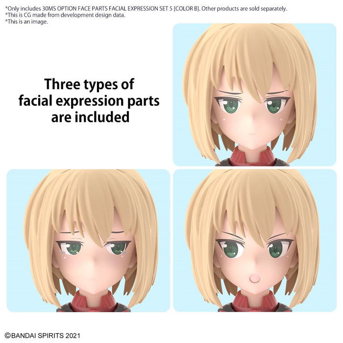 30MS Option Face Parts Facial Expression Set 5 [Color B] 1/144