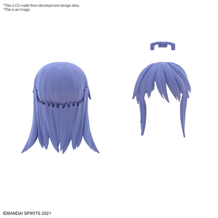 30MS Option Hair Style Parts Vol.8 All 4 Types 1/144