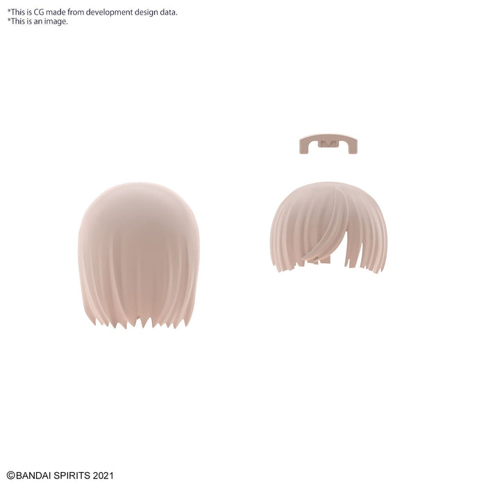 30MS Option Hair Style Parts Vol.8 All 4 Types 1/144