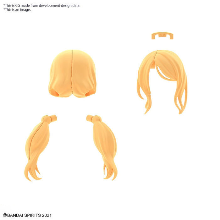 30MS Option Hair Style Parts Vol.8 All 4 Types 1/144