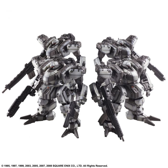 Front Mission Structure Arts Vol.4 - Zenith DV White Color Variant 4 Unit Set 1/72