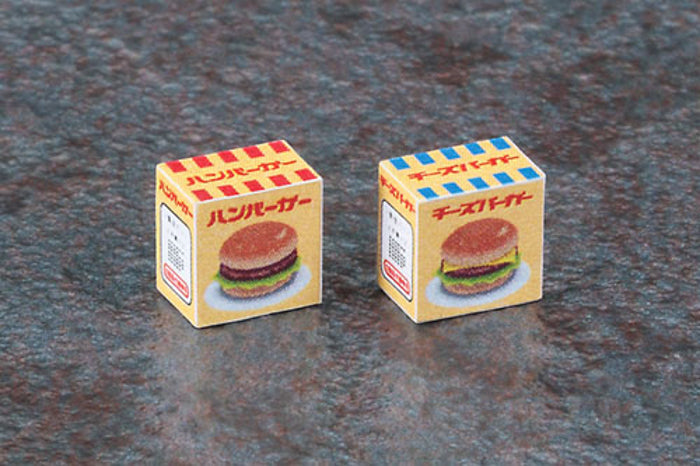 Retro Hamburger Vending Machine Model Kit 1/12