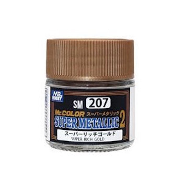 SM207 Mr. Color Super Metallic - Super Rich Gold — Panda Hobby