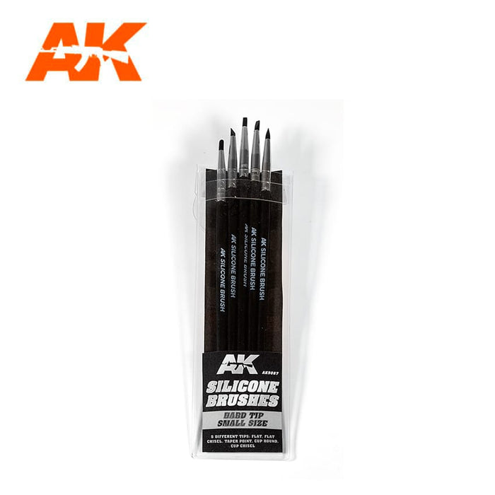 Silicone Brushes Hard Tip Small AK9087 (5 Silicone Pencils)