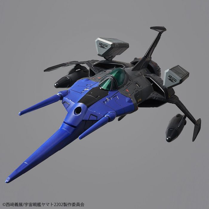 Space Battleship Yamato Type 0 Model 52 bis Autonomous Space Fighter Black Bird 1/72